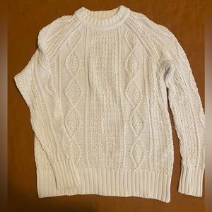 J Crew White Sweater